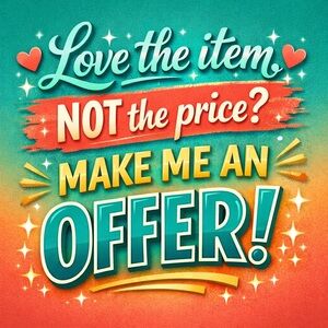 Love The Item Not The Price? Send An Offer 💚✨